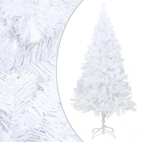 Izgaismota Mākslīgā Ziemassvētku Egle Ar Rotājumiem, 150Cm, Pvc Vidaxl