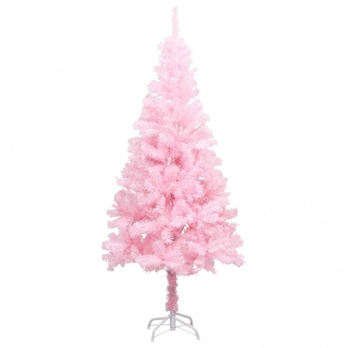 Izgaismota Mākslīgā Ziemassvētku Egle Ar Rotājumiem, 150Cm, Pvc Vidaxl