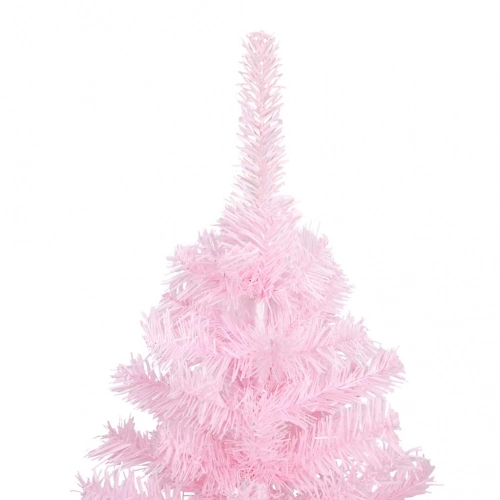 Izgaismota Mākslīgā Ziemassvētku Egle Ar Rotājumiem, 150Cm, Pvc Vidaxl