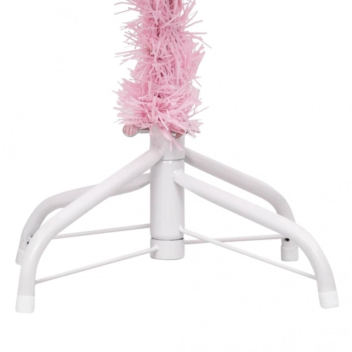 Izgaismota Mākslīgā Ziemassvētku Egle Ar Rotājumiem, 150Cm, Pvc Vidaxl