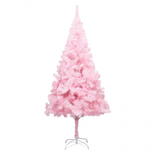 Izgaismota Mākslīgā Ziemassvētku Egle Ar Rotājumiem, 240Cm, Pvc Vidaxl