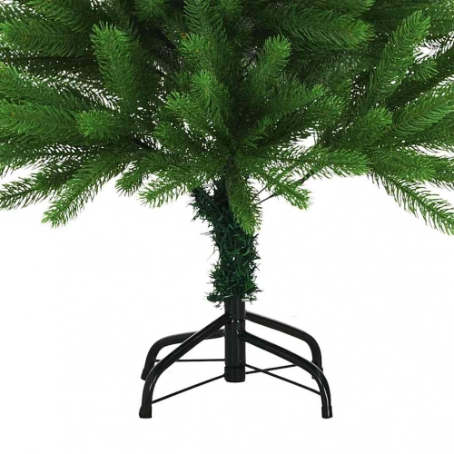 Izgaismota Ziemassvētku Egle Ar Rotājumiem, Zaļa, 120 Cm Vidaxl