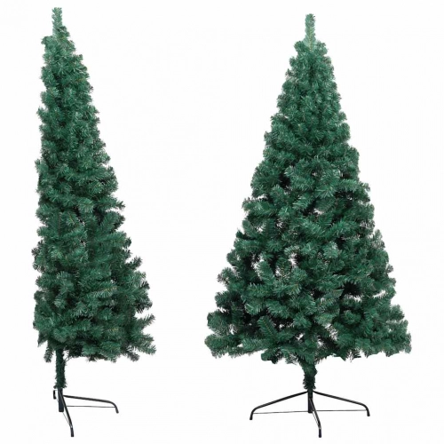 Izgaismota Ziemassvētku Egle Ar Rotājumiem, Zaļa, 180 Cm Vidaxl