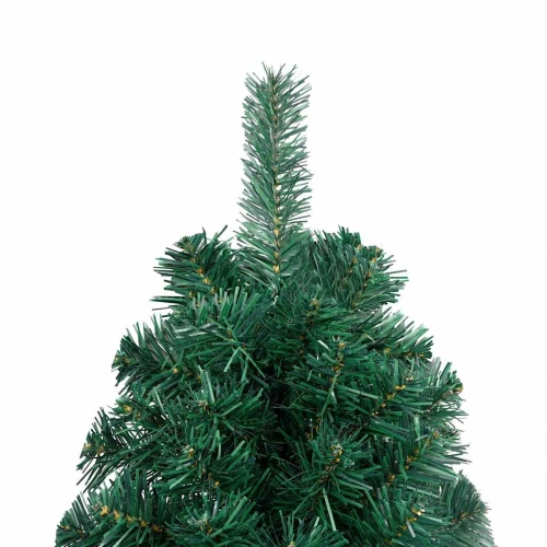 Izgaismota Ziemassvētku Egle Ar Rotājumiem, Zaļa, 180 Cm Vidaxl