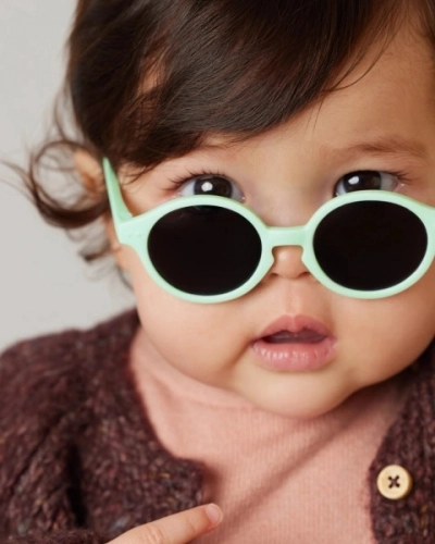 IZIPIZI Okulary Przeciwsłoneczne dla Dzieci 0-9 msc Aqua Green D