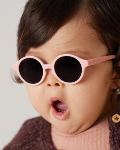 IZIPIZI Okulary Przeciwsłoneczne dla Dzieci 0-9 msc Pastelowy Róż D