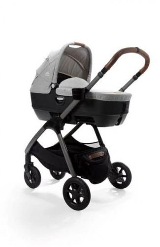 Joie Signature Calmi R129 Gondola z Możliwością Montażu W Samochodzie Carbon + Joie i-Base Encore Baza Obrotowa