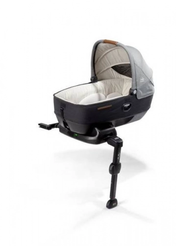 Joie Signature Calmi R129 Gondola z Możliwością Montażu W Samochodzie Carbon + Joie i-Base Encore Baza Obrotowa
