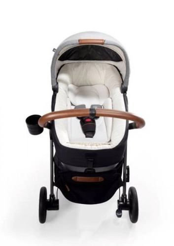 Joie Signature Calmi R129 Gondola z Możliwością Montażu W Samochodzie Carbon + Joie i-Base Encore Baza Obrotowa
