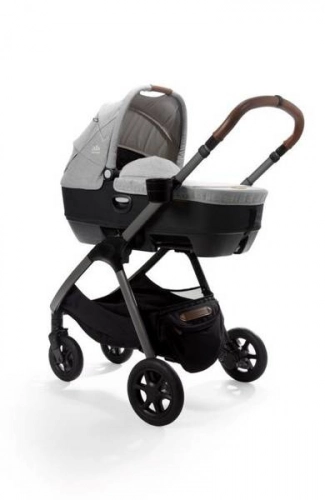 Joie Signature Calmi R129 Gondola z Możliwością Montażu W Samochodzie Carbon + Joie i-Base Encore Baza Obrotowa