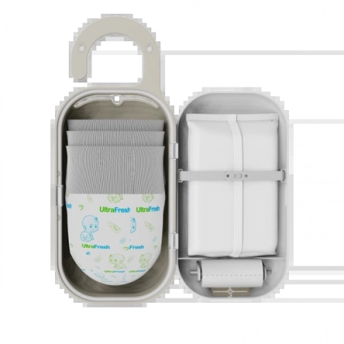 Keepigo Stylowy Organizer 3w1 na Pieluchy i Chusteczki