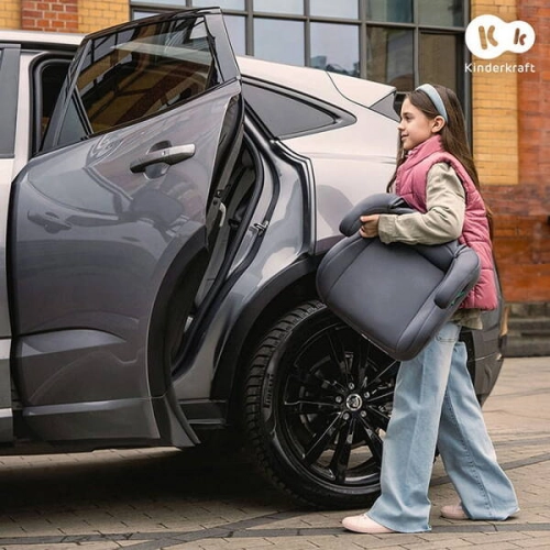 Kinderkraft i-Spark i-Size Black Bērnu autosēdeklis 15-36 kg