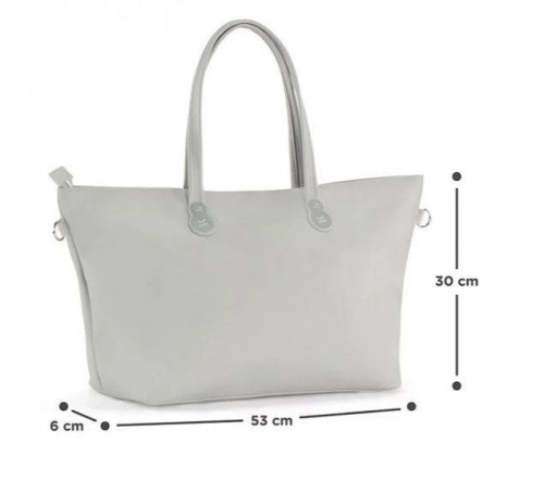 Kinderkraft Treasurebag Torba Dla Mamy z Przewijakiem Nature Vibes Light Grey
