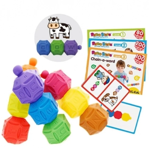 Klocki Popboblocs - Literki