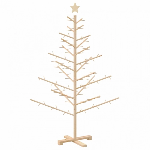 Koka Ziemassvētku Koks Dabiska 150 Cm Priedes Masīvkoks Vidaxl