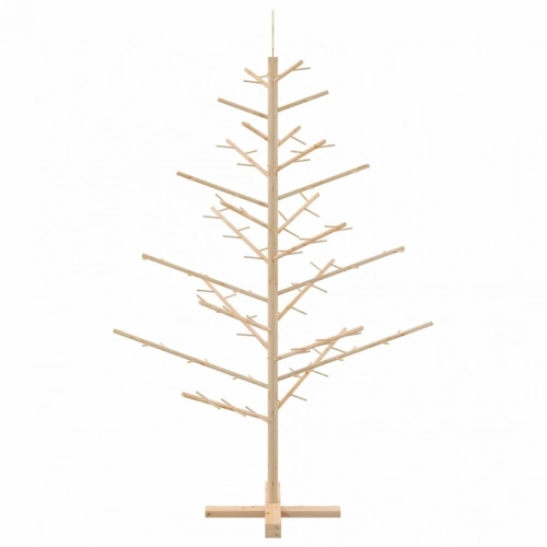 Koka Ziemassvētku Koks Dabiska 150 Cm Priedes Masīvkoks Vidaxl
