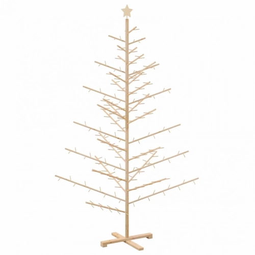 Koka Ziemassvētku Koks Dabiska 210 Cm Priedes Masīvkoks Vidaxl