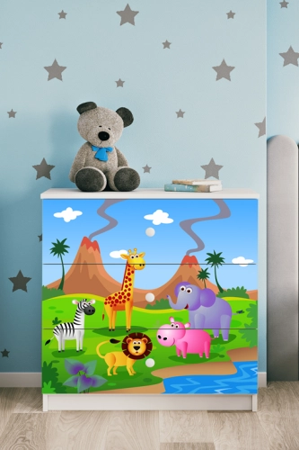 Komoda babydreams biała safari