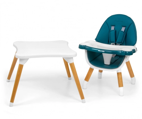 Barošanas krēsls Milly Mally Malmo 2in1 Dark Green
