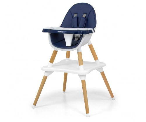Barošanas krēsls Milly Mally Malmo 2in1 Navy