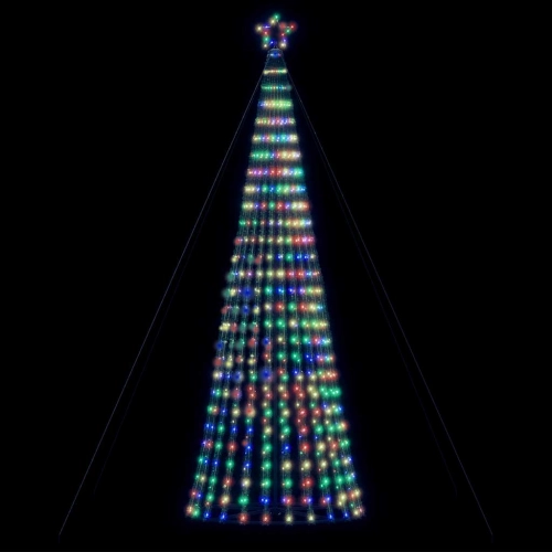 Led Ziemassvētku Eglīte 1028 Led Krāsains 403 Cm Vidaxl