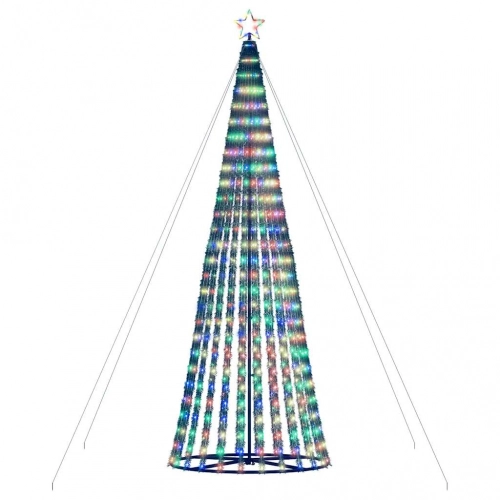 Led Ziemassvētku Eglīte 1028 Led Krāsains 403 Cm Vidaxl