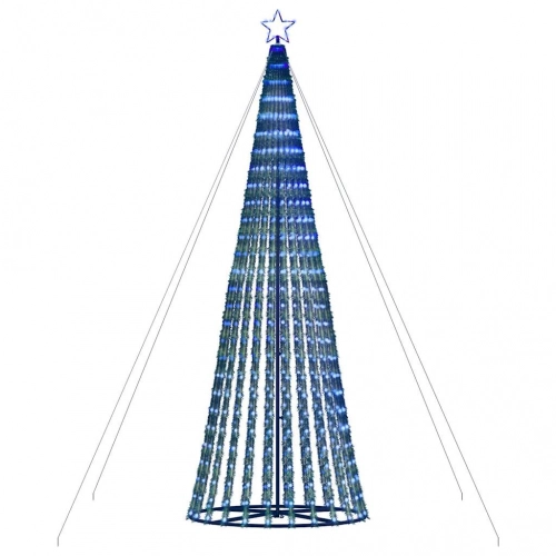 Led Ziemassvētku Eglīte 1028 Led Zila 403 Cm Vidaxl