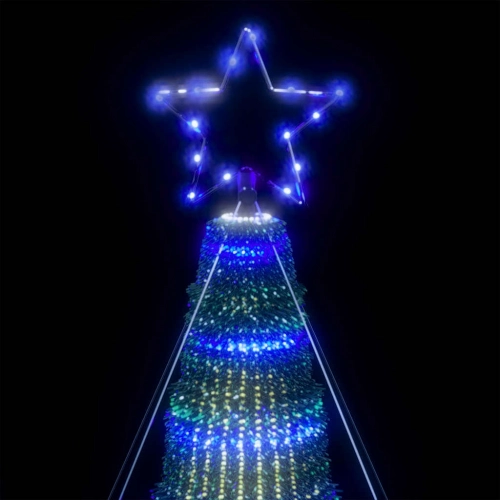 Led Ziemassvētku Eglīte 1028 Led Zila 403 Cm Vidaxl