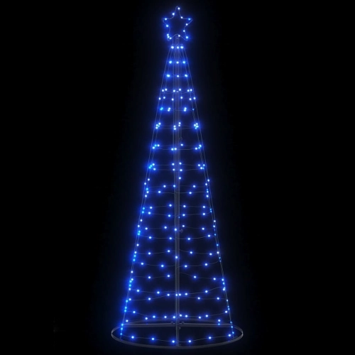 Led Ziemassvētku Eglīte 200 Led Zila 182 Cm Vidaxl