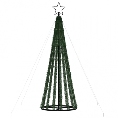 Led Ziemassvētku Eglīte 275 Led Krāsains 180 Cm Vidaxl