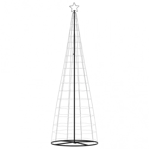 Led Ziemassvētku Eglīte 550 Led Auksti Balts 304 Cm Vidaxl