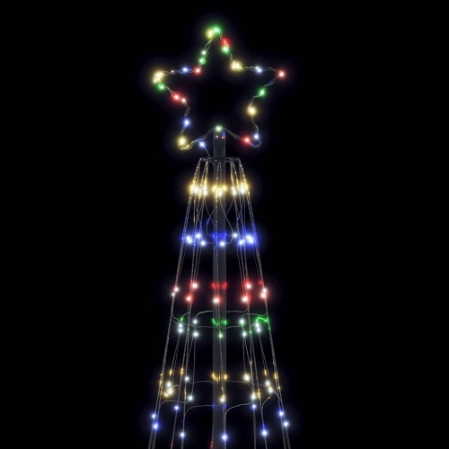 Led Ziemassvētku Eglīte 550 Led Krāsains 304 Cm Vidaxl