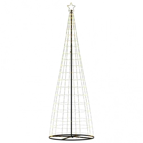 Led Ziemassvētku Eglīte 550 Led Silti Balta 304 Cm Vidaxl