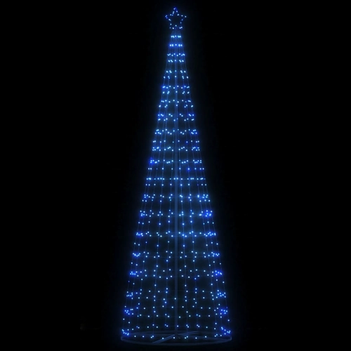 Led Ziemassvētku Eglīte 550 Led Zila 304 Cm Vidaxl