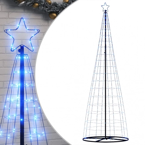 Led Ziemassvētku Eglīte 550 Led Zila 304 Cm Vidaxl