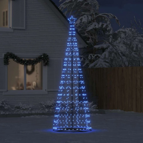 Led Ziemassvētku Eglīte 550 Led Zila 304 Cm Vidaxl