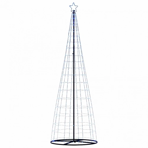 Led Ziemassvētku Eglīte 550 Led Zila 304 Cm Vidaxl