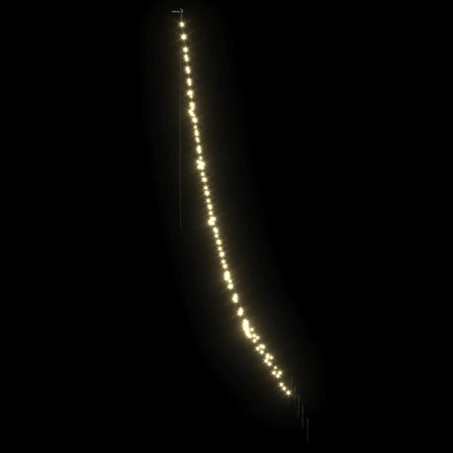 Led Ziemassvētku Koks Su 168 Led Silti Balts 511 Cm Metāla Vidaxl