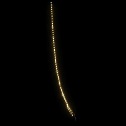 Led Ziemassvētku Koks Su 276 Led Silti Balts 511 Cm Metāla Vidaxl