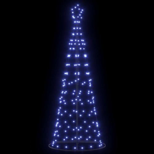 Led Ziemassvētku Koks Su 390 Led Ar Statīvu Zila 250 Cm Dzelzs Vidaxl