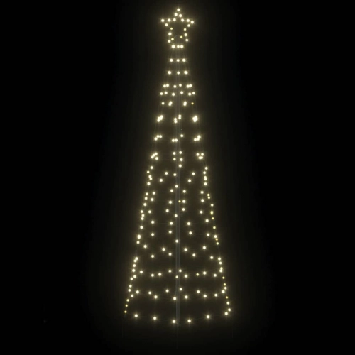 Led Ziemassvētku Koks Su 390 Led Silti Balts 250 Cm Dzelzs Vidaxl