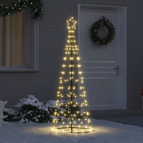 Led Ziemassvētku Koks Su 390 Led Silti Balts 250 Cm Dzelzs Vidaxl