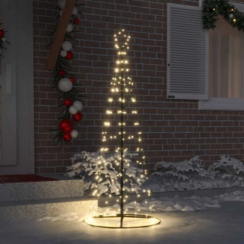 Led Ziemassvētku Koks Su 390 Led Silti Balts 250 Cm Dzelzs Vidaxl