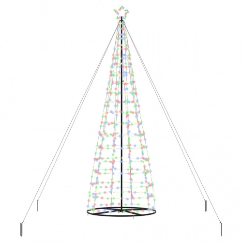 Led Ziemassvētku Koks Su 800 Led Daudzkrāsains 400 Cm Dzelzs Vidaxl