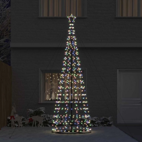 Led Ziemassvētku Koks Su 800 Led Daudzkrāsains 400 Cm Dzelzs Vidaxl