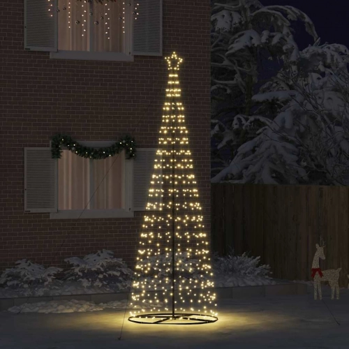 Led Ziemassvētku Koks Su 800 Led Silti Balts 400 Cm Dzelzs Vidaxl
