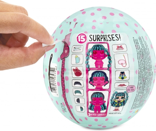Кукла в шаре L.O.L Surprise Hairvibes Tots Series A разные 8 cm 564751