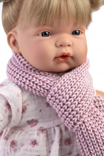 Кукла Джоэль 38 см, плачет, говорит, с соской, мягкое тело Испания LL38358