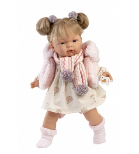 Lelle Joelle 38 cm, raud, runā, ar mānekli, mīkstais ķermenis Spānija LL38362