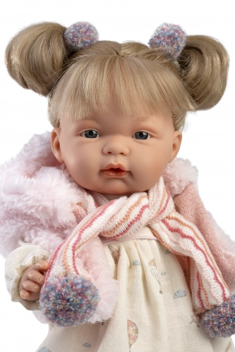 Lelle Joelle 38 cm, raud, runā, ar mānekli, mīkstais ķermenis Spānija LL38362